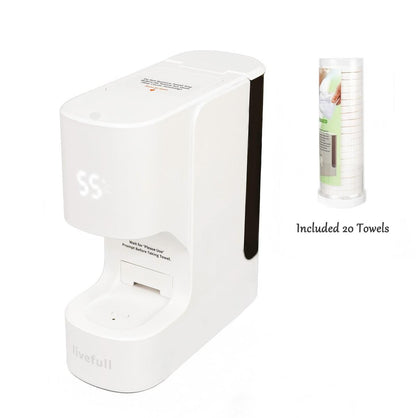 Smart Towel Heater with 5s Fast Heating & 55°C Constant Temp, Auto Towel Warmer, Includes 20 Towels