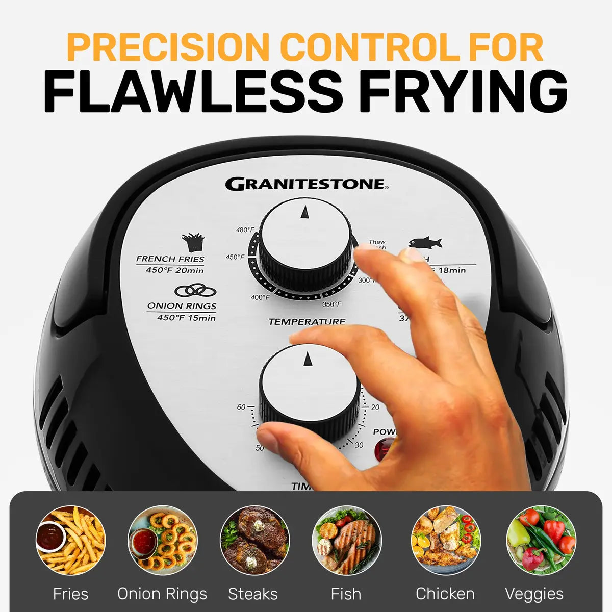 16 Quart Extra Large Air Fryer Oven, Oil-Less Crispy Cooking for Healthier Meals, Large Capacity Countertop Air Fryer with Rapid Hot Air Circulation for Family Size Cooking