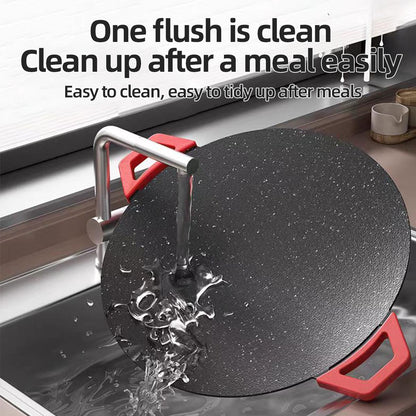 1500W Portable Electric Korean BBQ Grill, Indoor Smokeless Nonstick Grill Pan with Adjustable Temperature Control, Large Surface Frying Griddle for Home Cooking and Tabletop BBQ