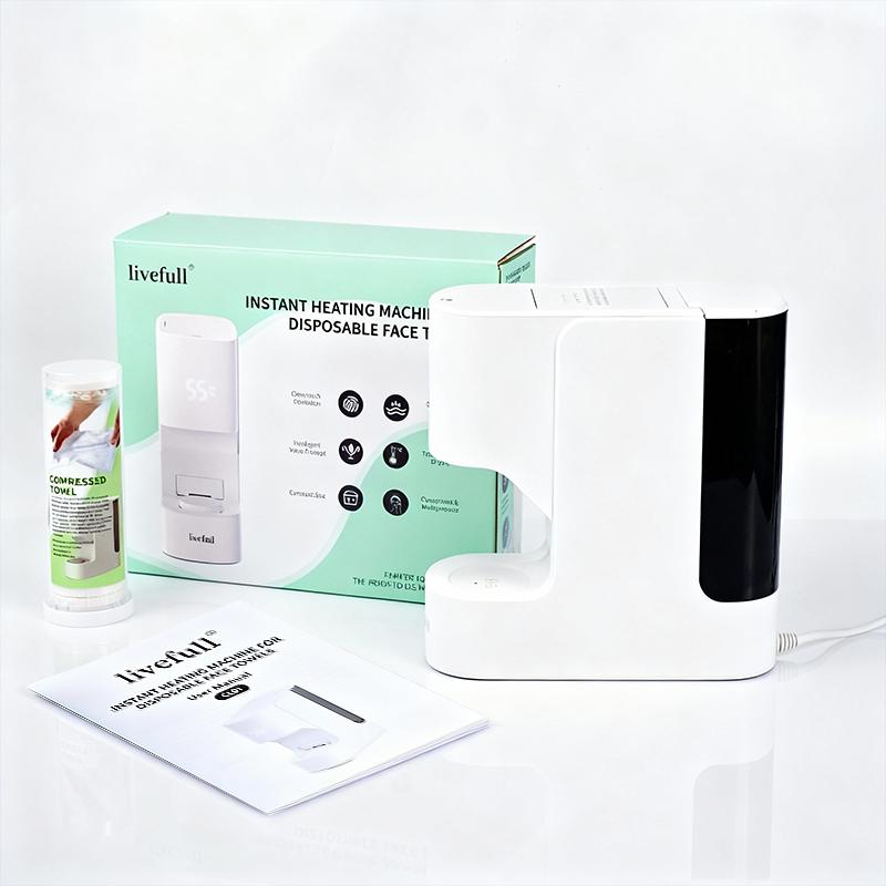 Smart Towel Heater with 5s Fast Heating & 55°C Constant Temp, Auto Towel Warmer, Includes 20 Towels