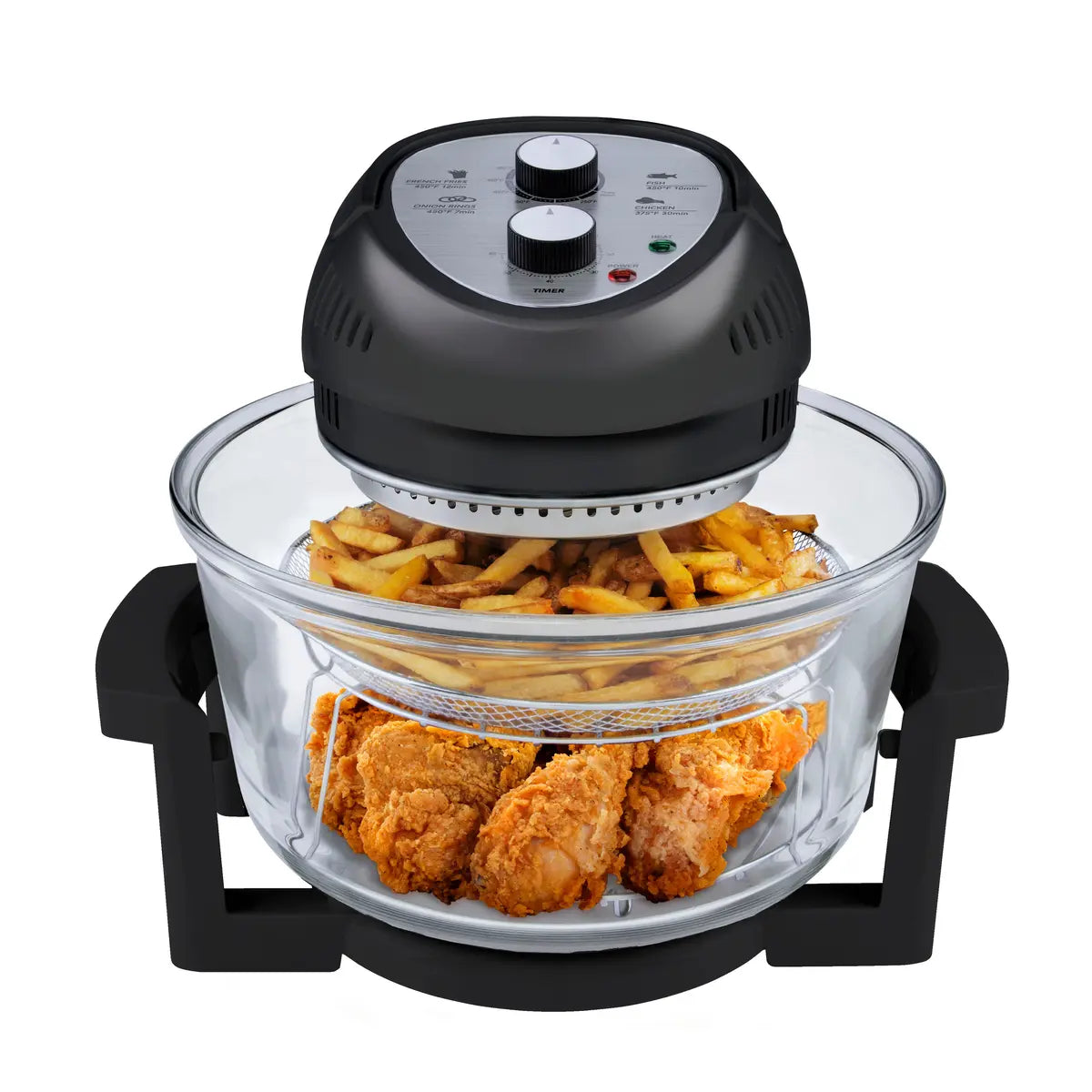 16 Quart Extra Large Air Fryer Oven, Oil-Less Crispy Cooking for Healthier Meals, Large Capacity Countertop Air Fryer with Rapid Hot Air Circulation for Family Size Cooking