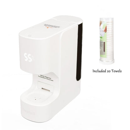 Smart Towel Heater with 5s Fast Heating & 55°C Constant Temp, Auto Towel Warmer, Includes 20 Towels