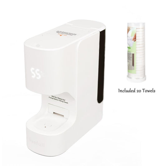Smart Towel Heater with 5s Fast Heating & 55°C Constant Temp, Auto Towel Warmer, Includes 20 Towels